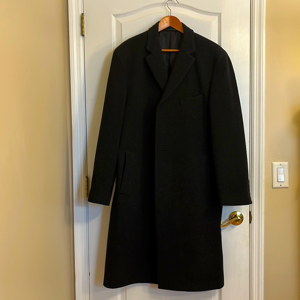 Mens 44R Knee-Length Ralph Lauren Peacoat Overcoat